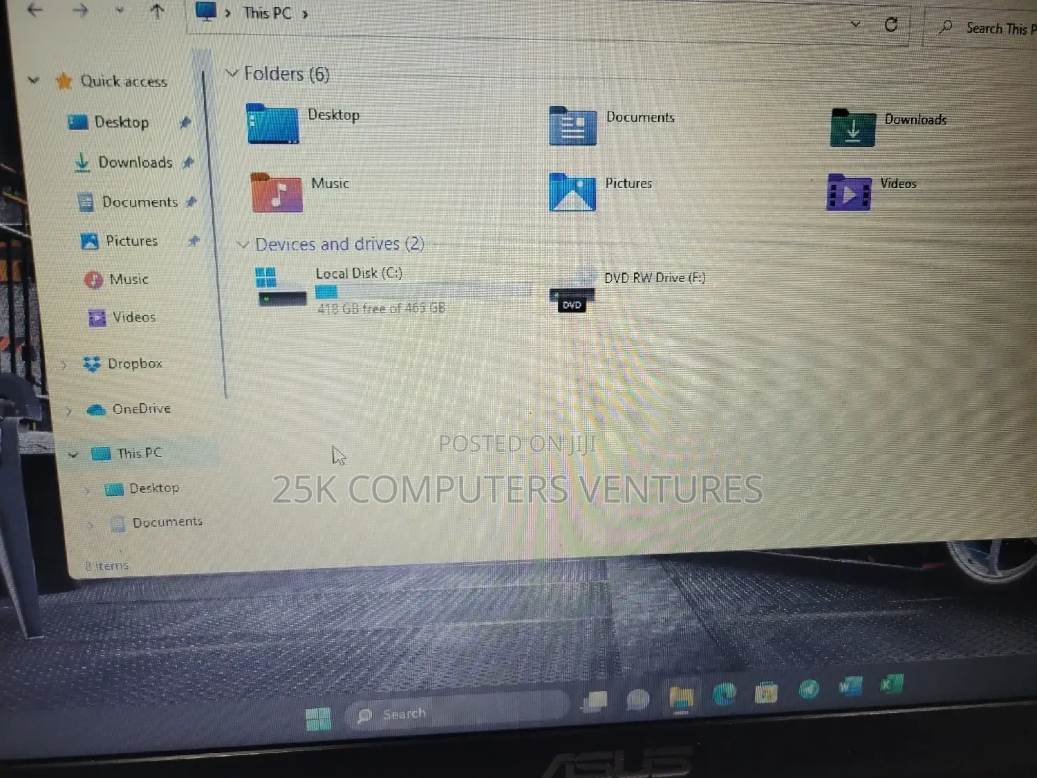 Laptop Asus X550CC 8GB Intel Core I3 HDD 500GB