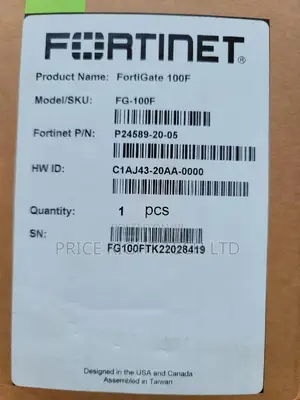 Brand New Fortinet Fortigate-100f Firewall