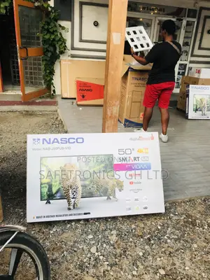 Glossy Smart 50 Inches Full HD Nasco Electric Black Tv