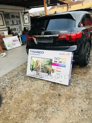 Led Smart Glossy Nasco 50 Inches Full HD Black Tv