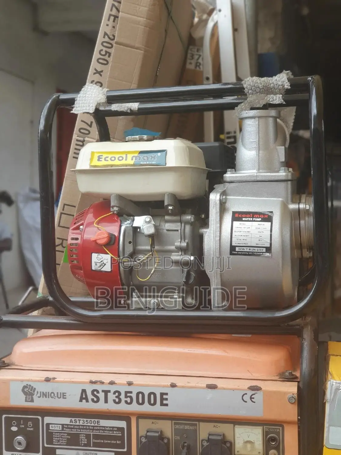 Gasoline Water Pump 3" 6.5hp