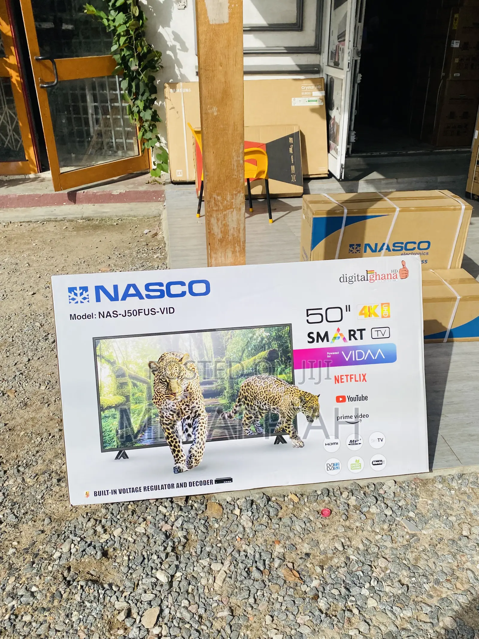 Brand New Nasco 50 Inch Led Uhd Smart Television.