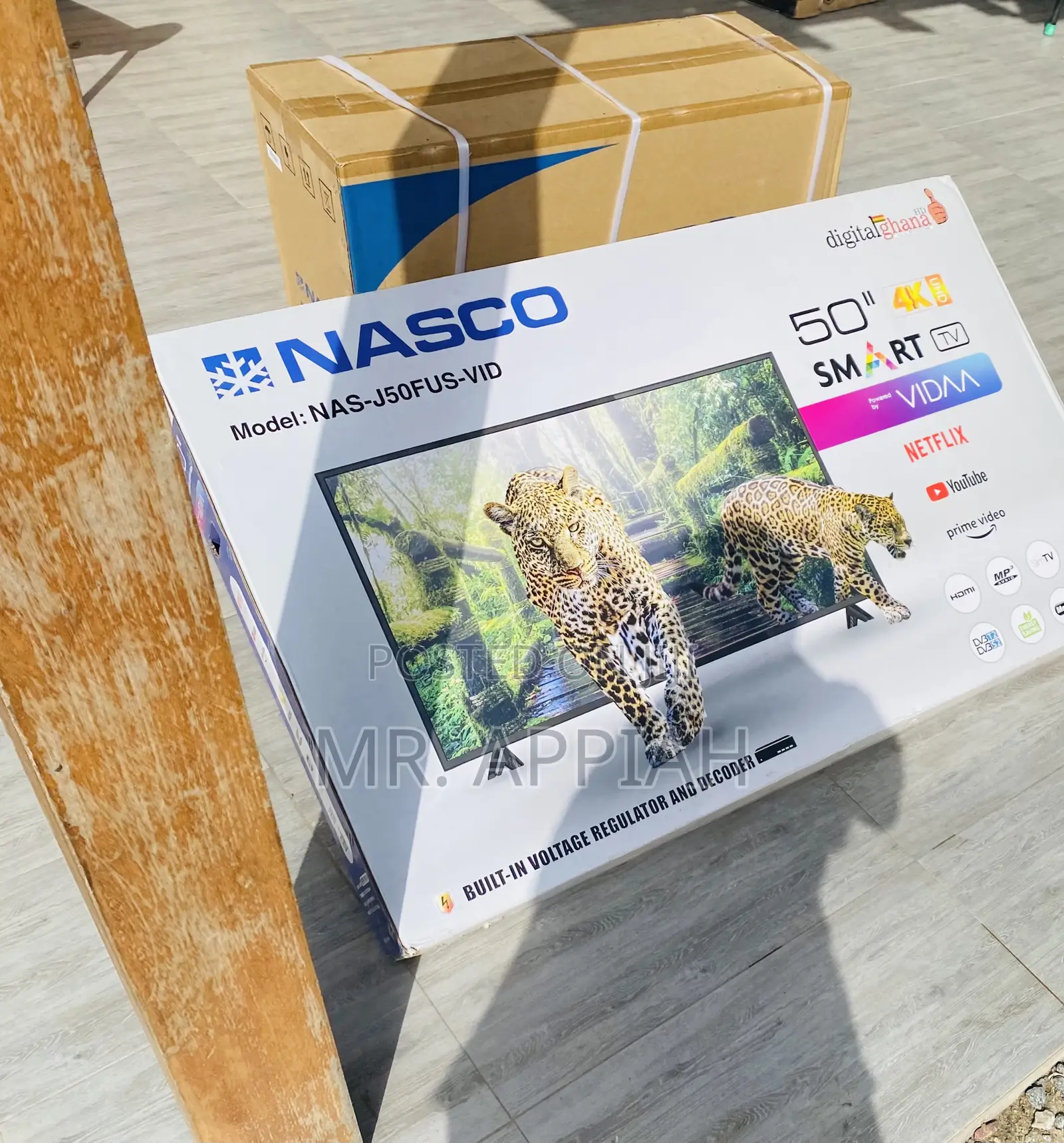 Affordable Nasco 50 Inch Led Uhd/ Smart Satellite Tv.