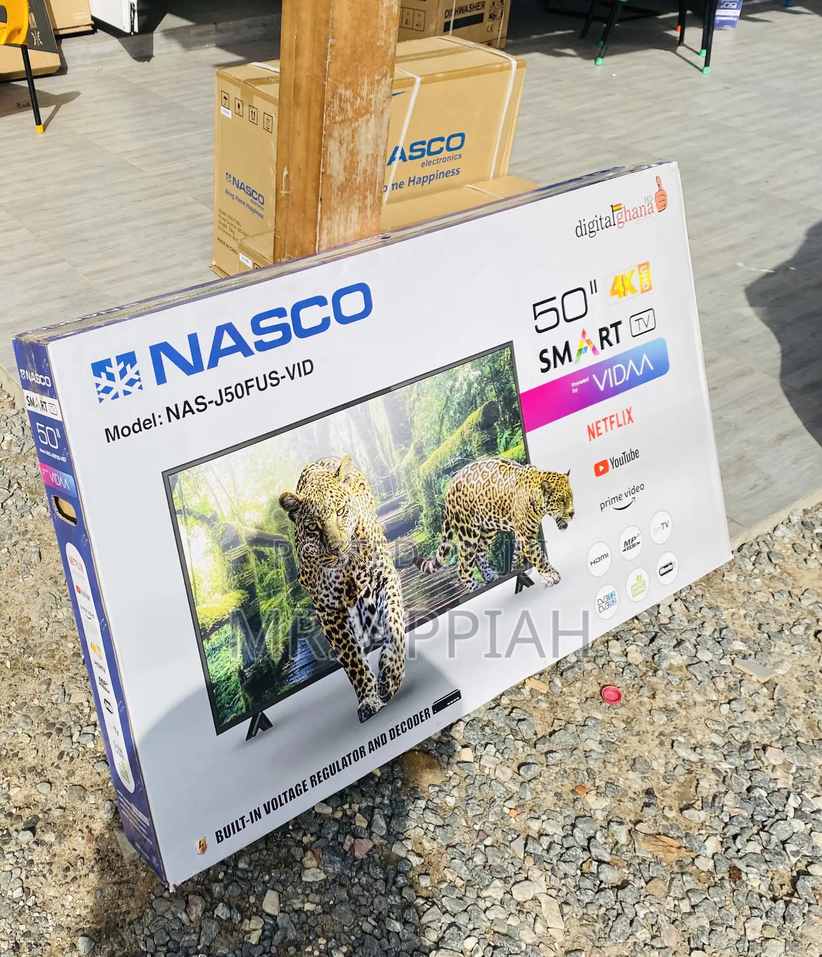 Energy Saving Nasco 50 Inch Led Uhd/ Smart Television.