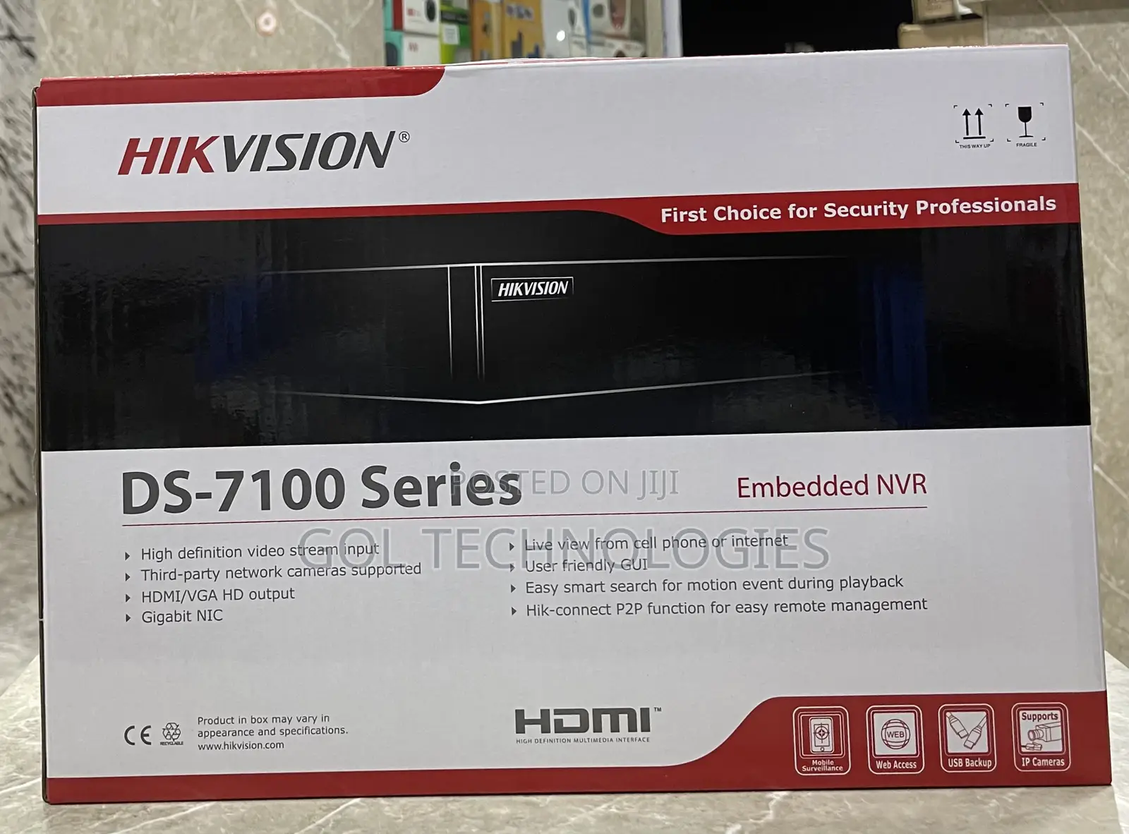 Hikvision 8ch Poe Embedded NVR Ds-7108ni-Q1-M