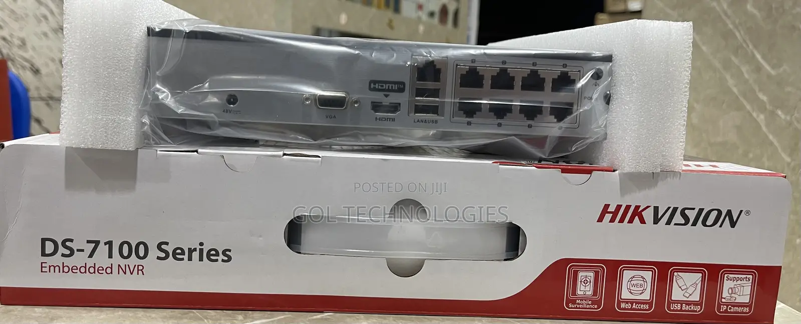 Hikvision 8ch Poe Embedded NVR Ds-7108ni-Q1-M
