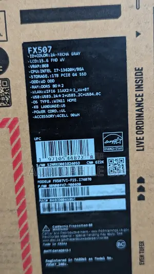 New Laptop Asus 16GB Intel Core I7 SSD 1T