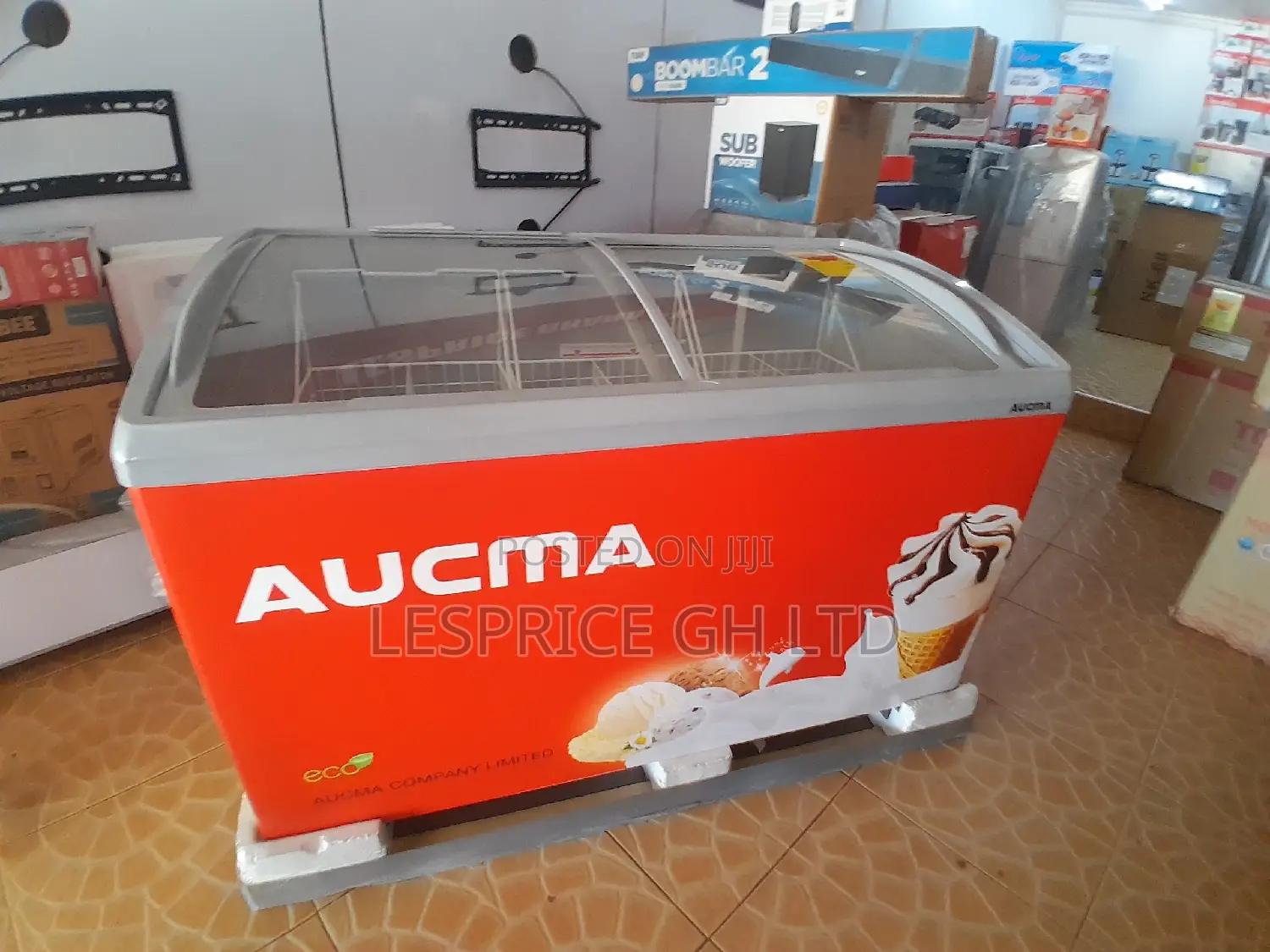 Aucma 330L Display Freezer