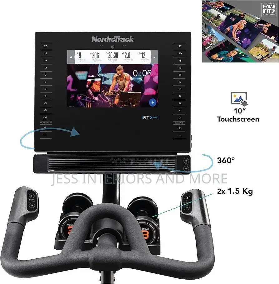 Spinbike Nordictrack Commercial S10i Studio Cycle