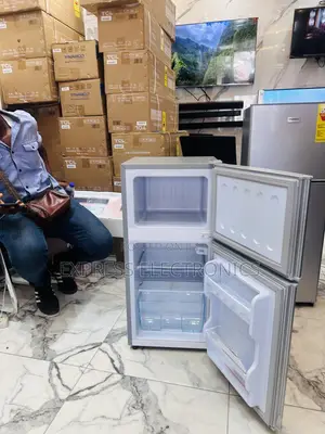 Grey Color Fridge Double Door Table Top Nasf2-120 Nasco