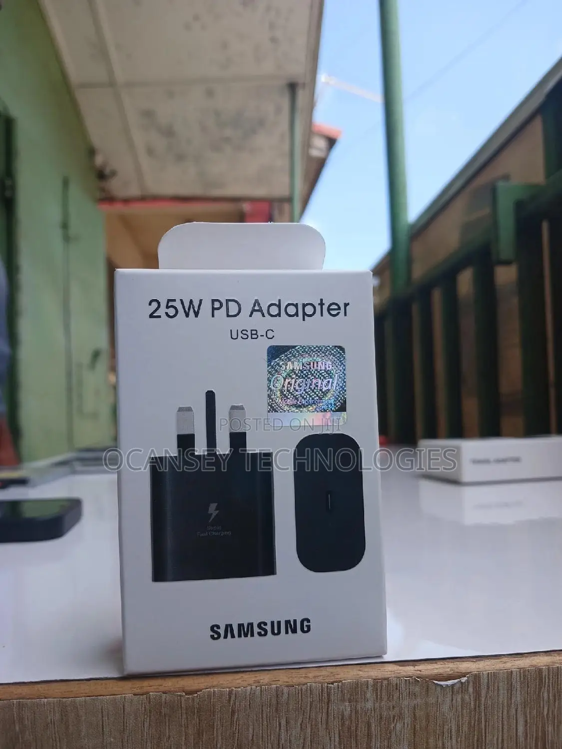 Original Samsung 25 Watts PD 3-Pin Type-C Adapter
