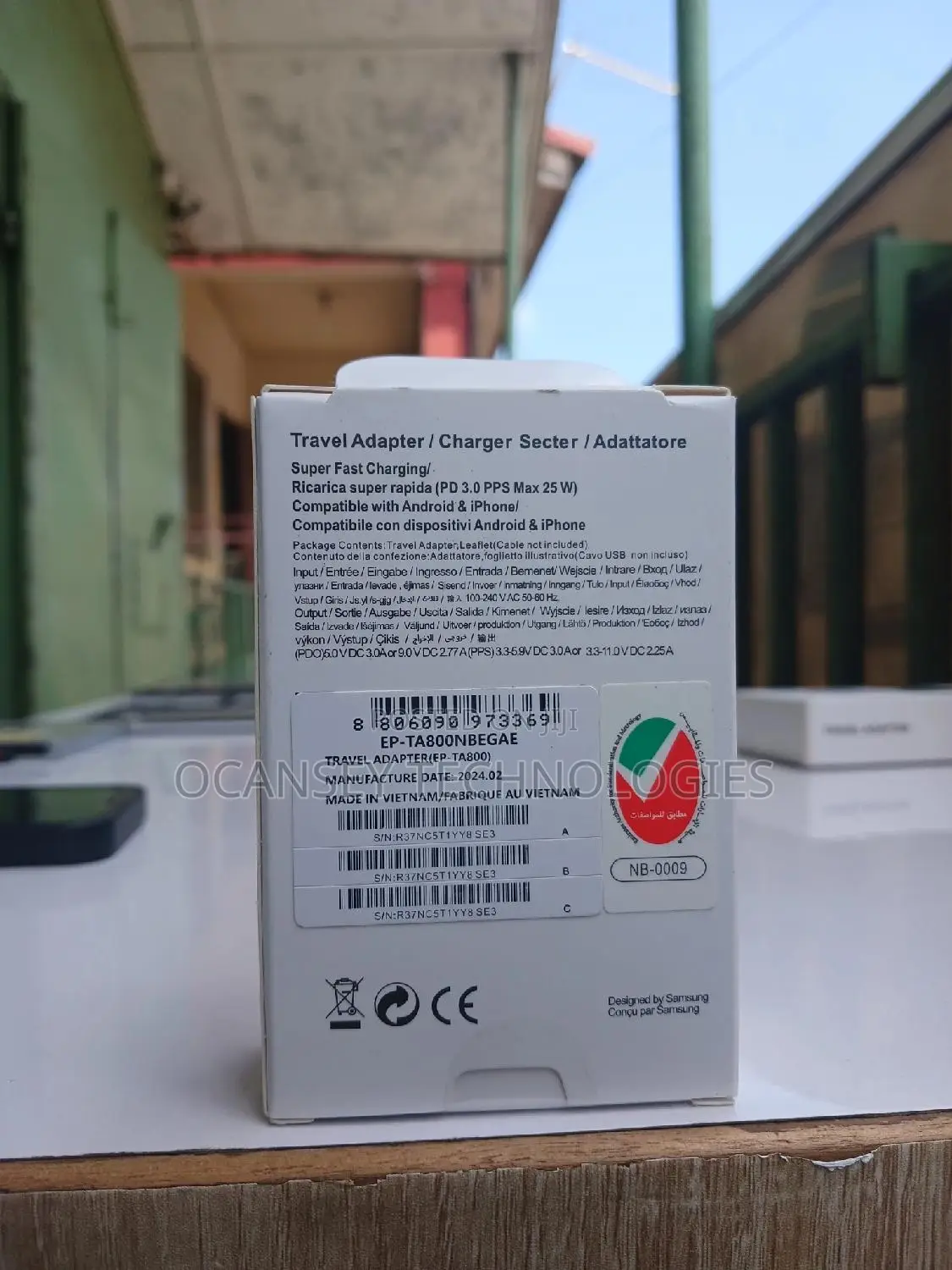 Original Samsung 25 Watts PD 3-Pin Type-C Adapter