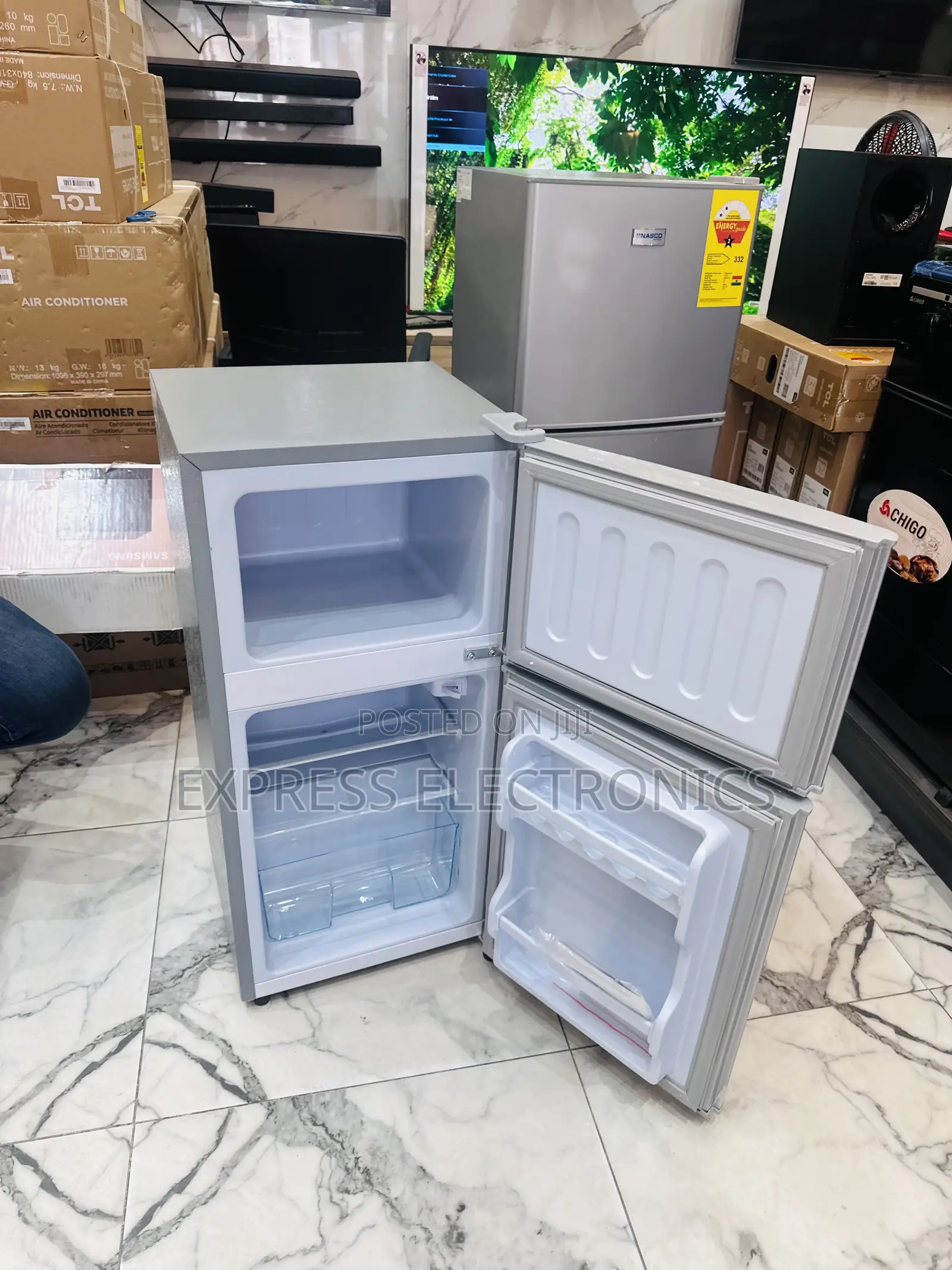 Nasd-120f Double Door Fridge Nasco
