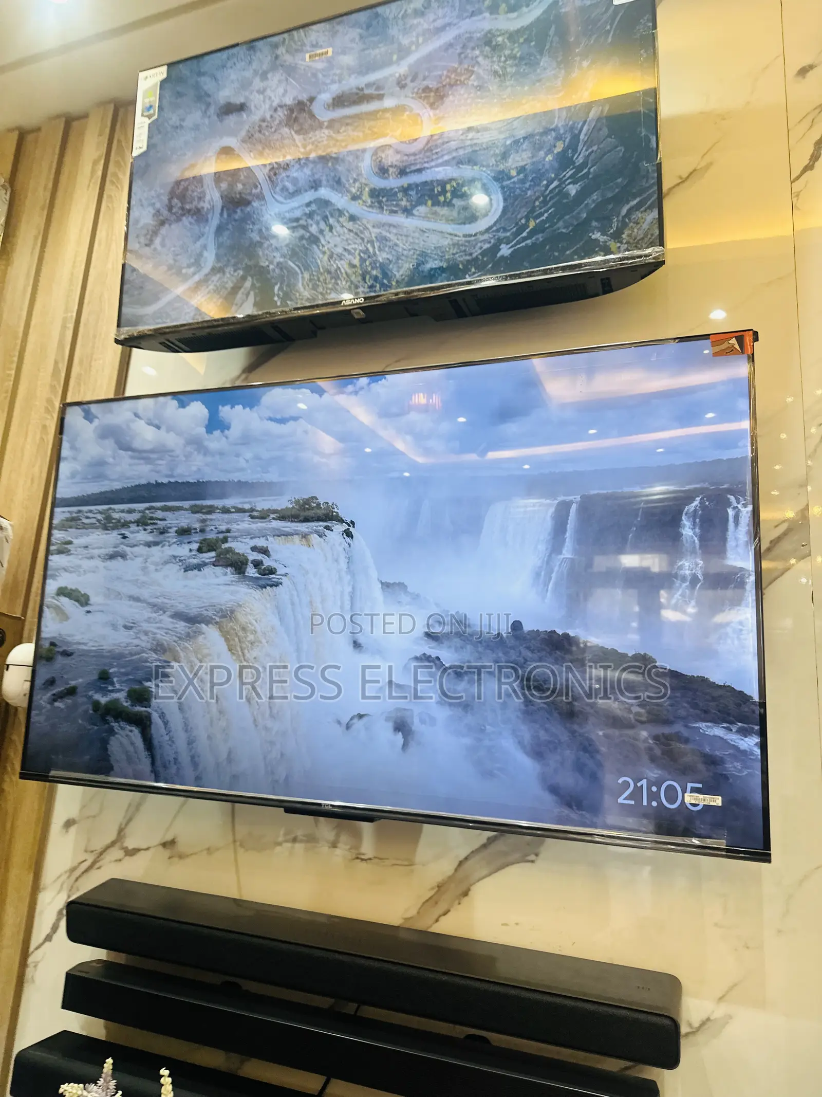 Nasco 50”UHD Android Tv  Glossy Slim Screen