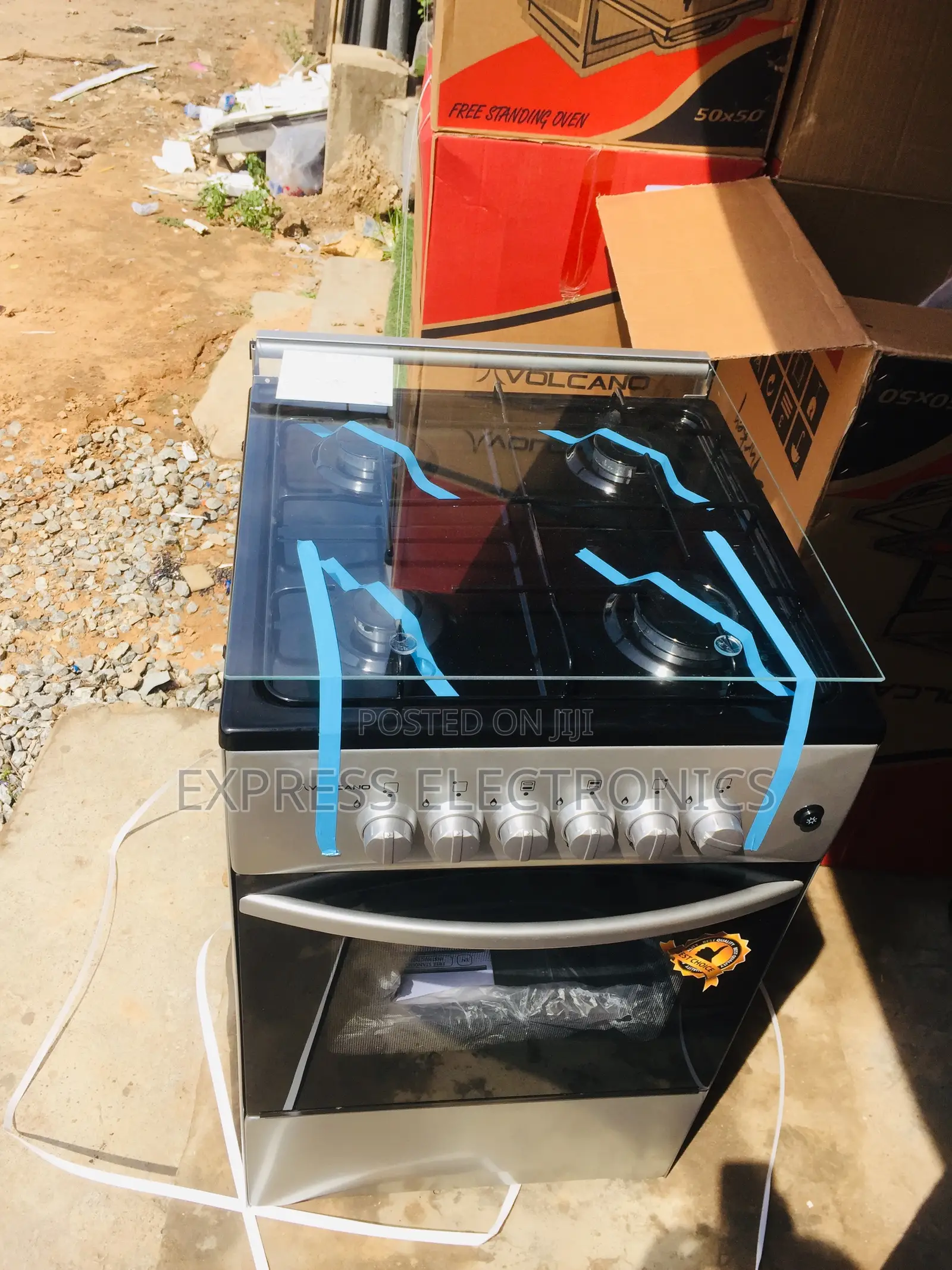 Gas Cooker Oven 4burner Gas 50/50