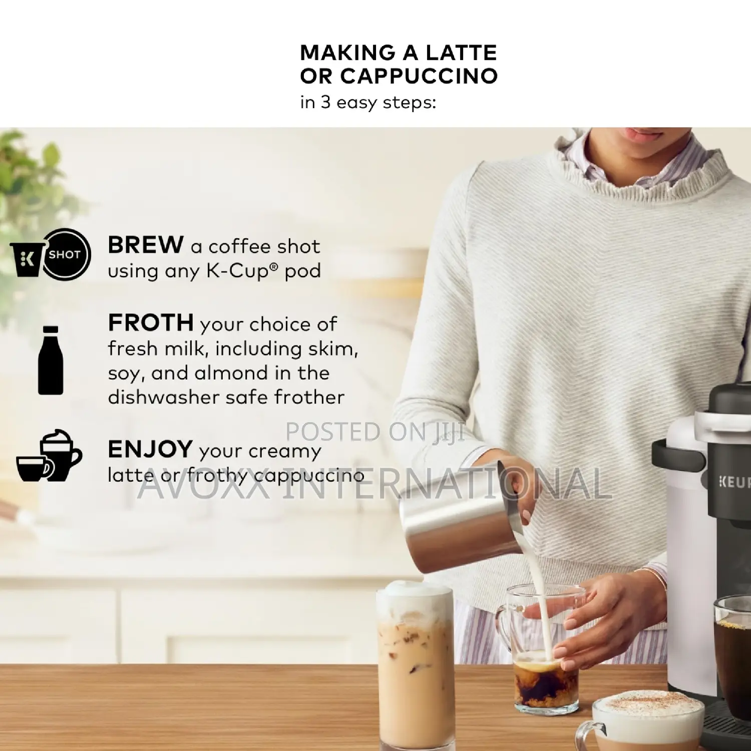 Keurig Single-Serve Coffee, Latte and Cappuccino Maker K-83