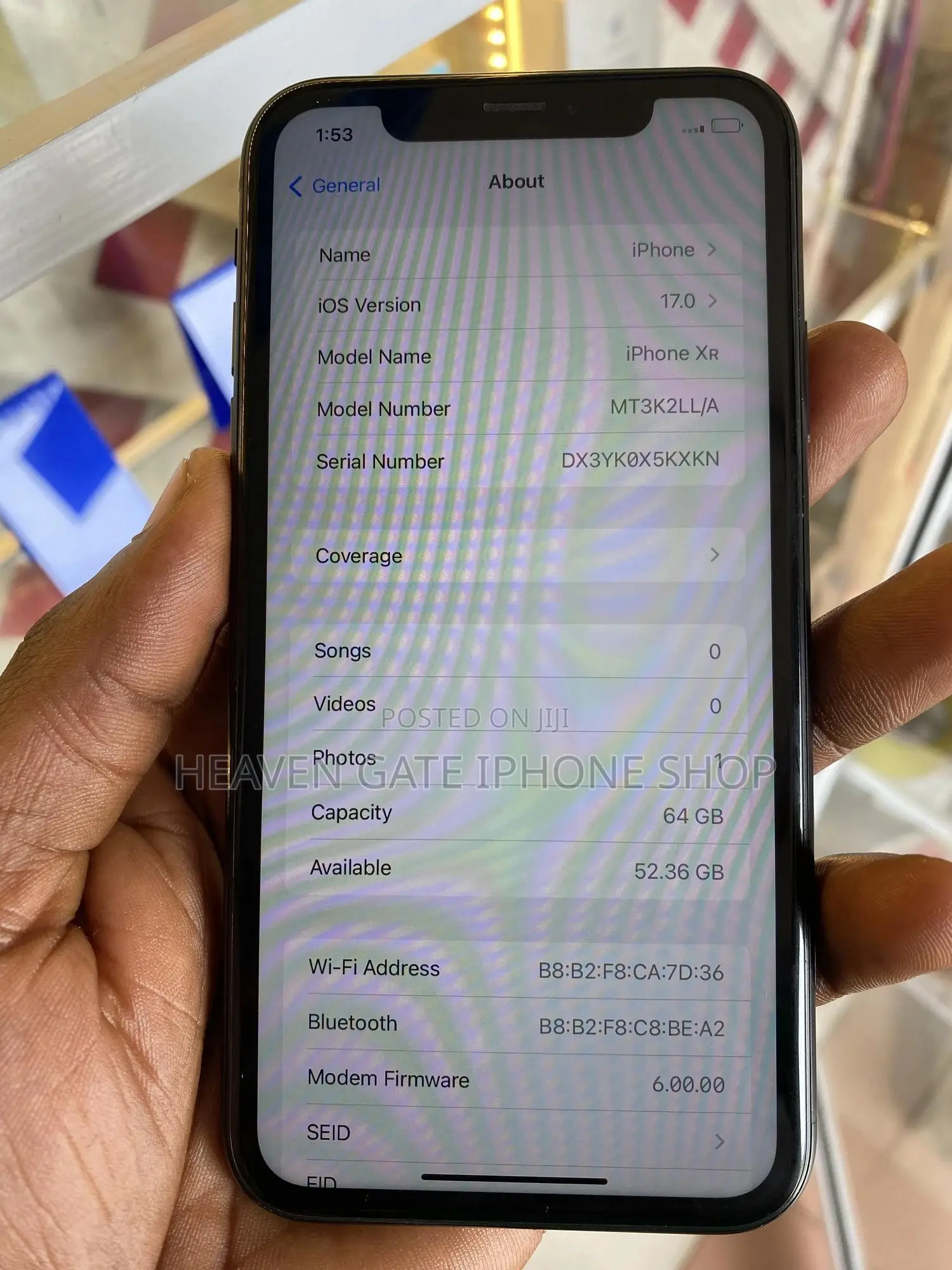 Apple iPhone XR 64 GB Black