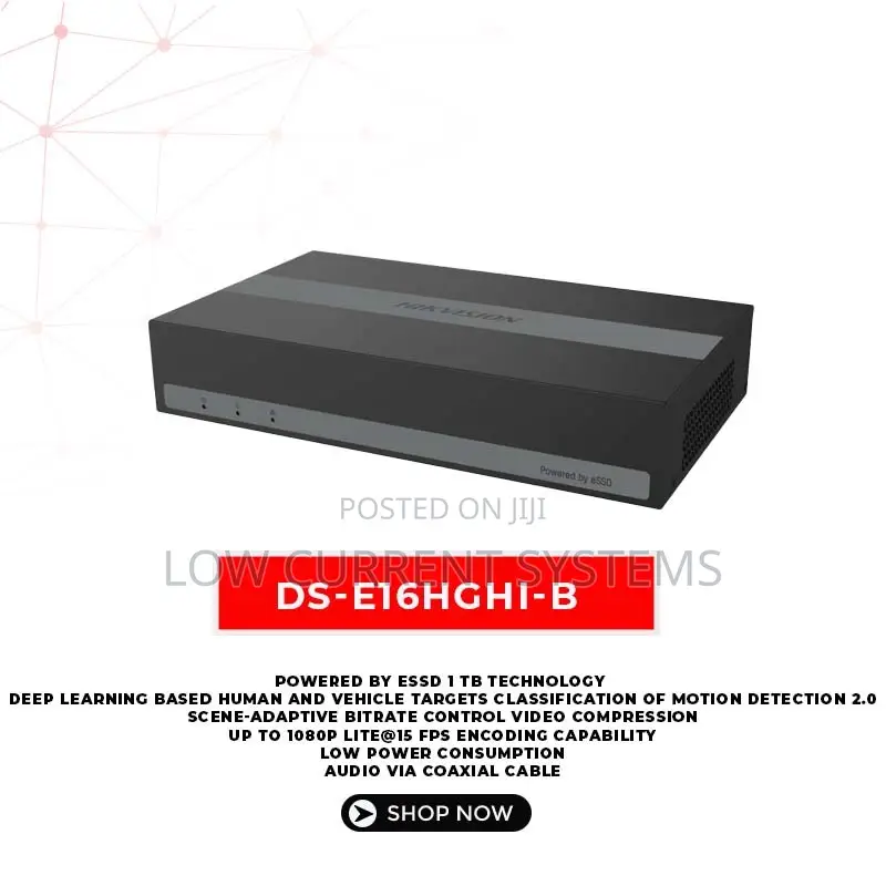 DVR 16ch With 1tb SSD Ds-e16hghi-b