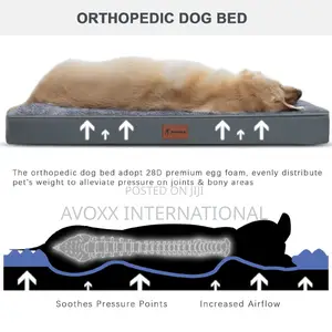 MIHIKK Waterproof Dog Bed Medium Dog Orthopedic Dog Beds