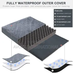 MIHIKK Waterproof Dog Bed Medium Dog Orthopedic Dog Beds
