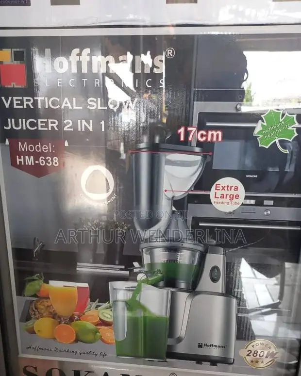 Hoffman in Slow Juicer and Citrus Very Quality in