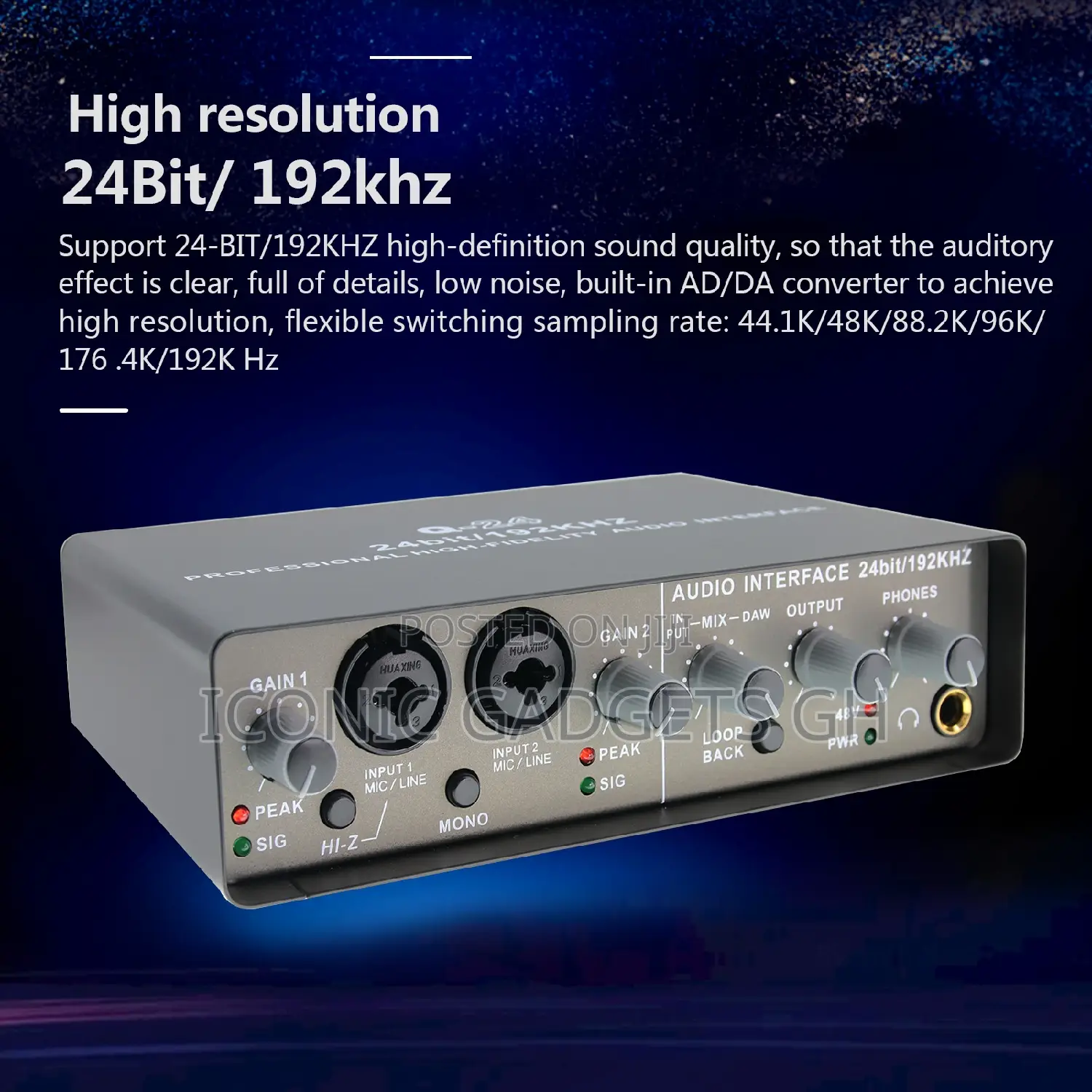 Brand New Studio Interface Sound Cards 