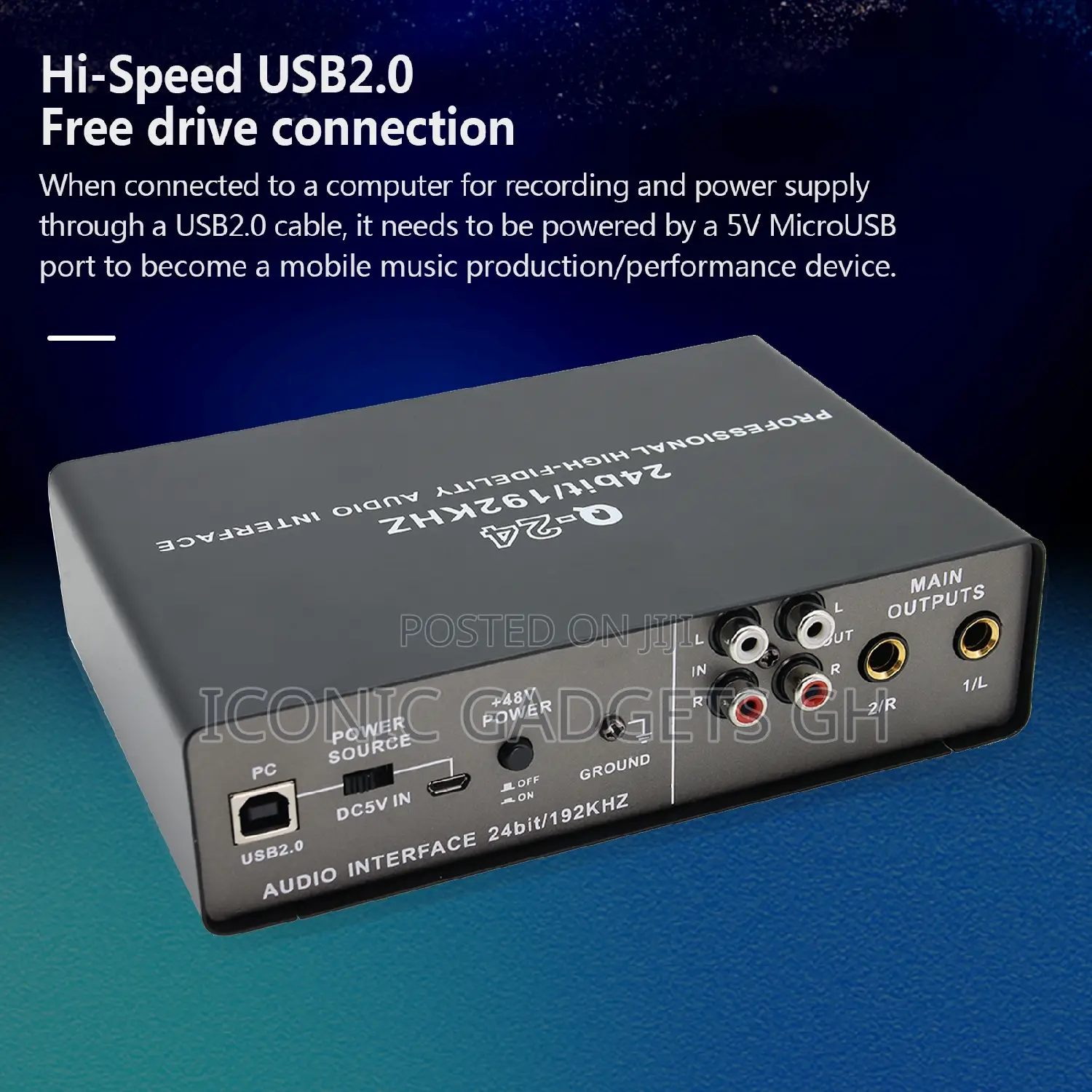 Fresh in Box Studio Interface Sound Cards 