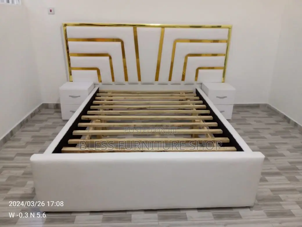 Double Bed Frame With Side Drawers