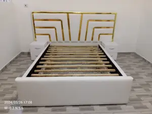 Double Bed Frame With Side Drawers