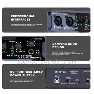 Portable Audio Sound Card Interface (Newly Stocked)...,