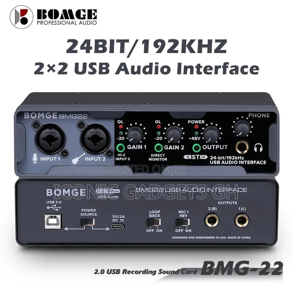 Portable Audio Sound Card Interface (Newly Stocked)...,