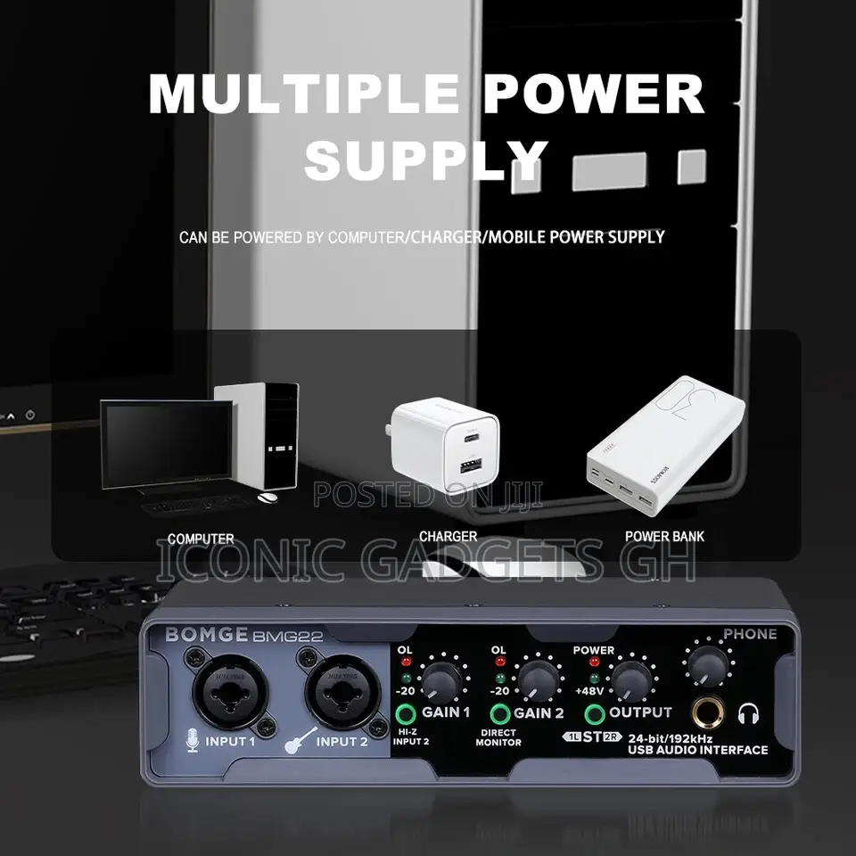 Portable Audio Sound Card Interface (Newly Stocked)...,