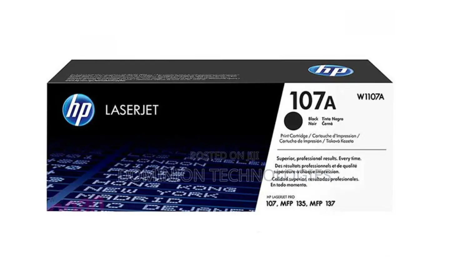 HP 107A Black Original Laser Toner Cartridge