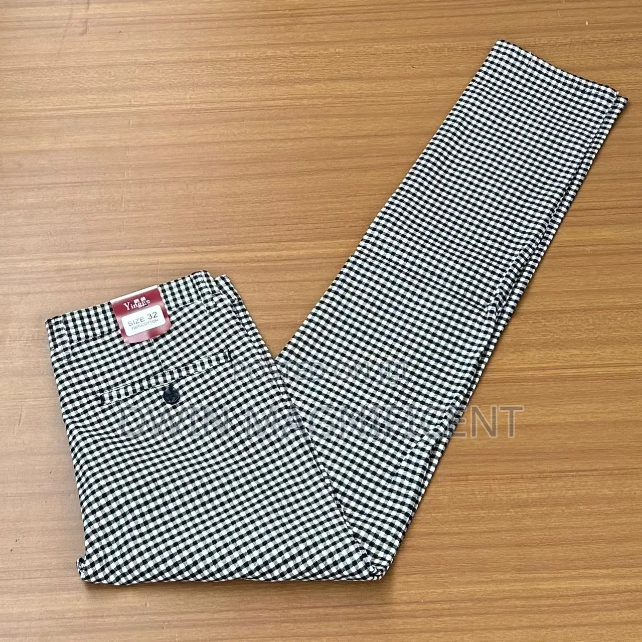 Soft Plaid Long Pants for Men