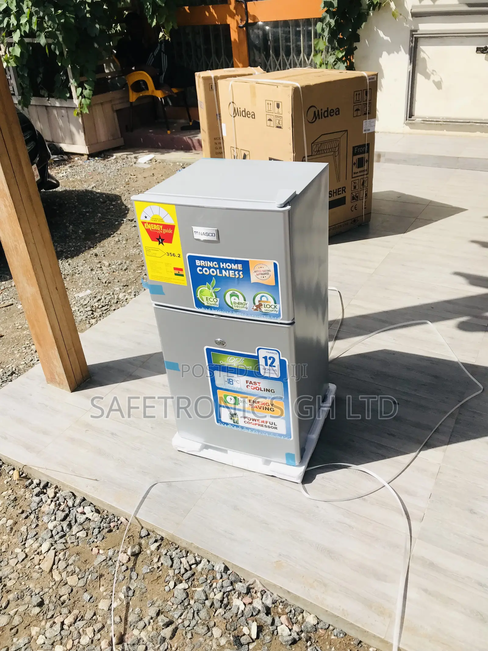 Original Nasco Topfreezer Doubedoor Nasf2-120 Fridge