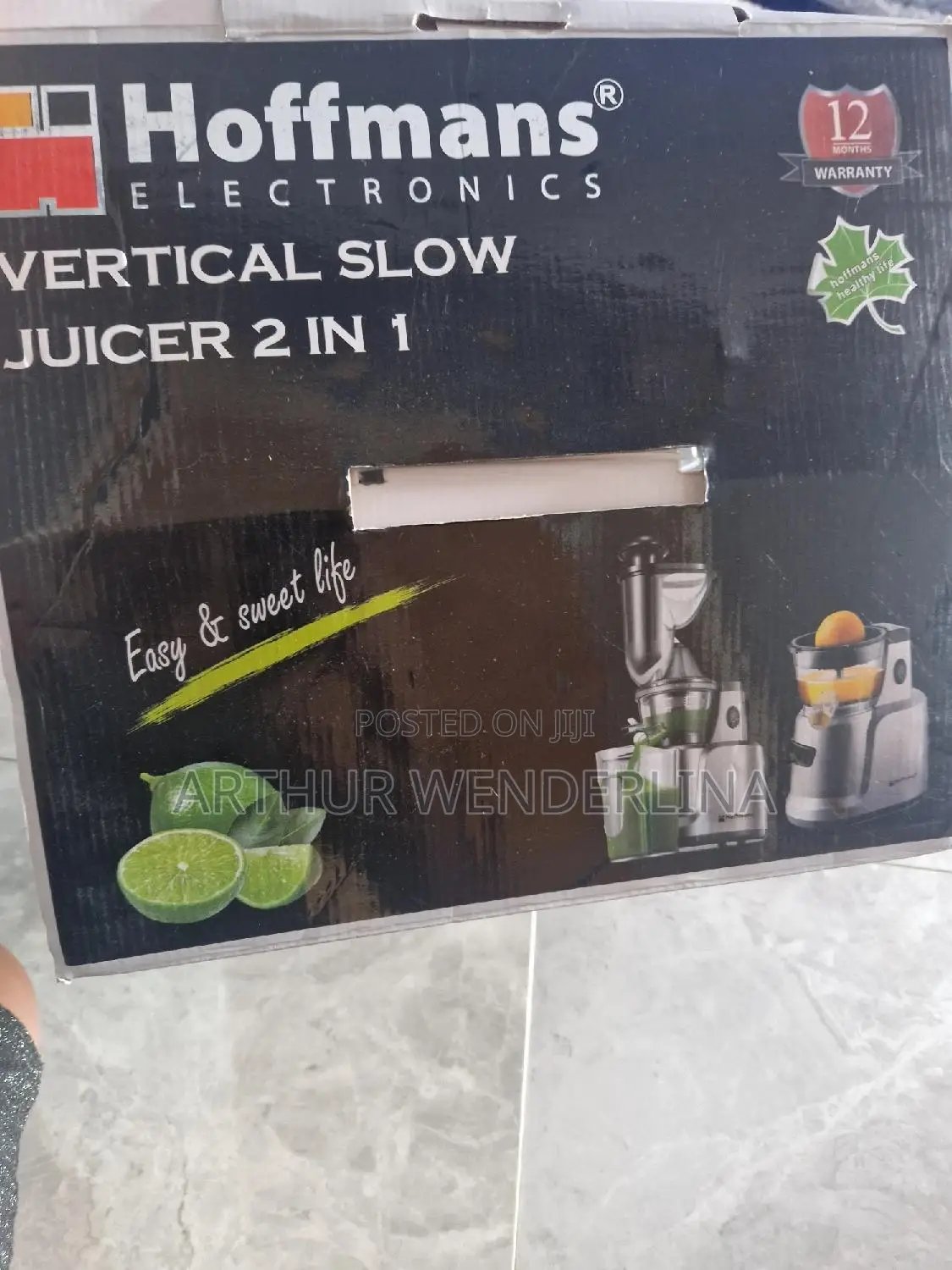 Hoffman 2 in 1 Slow Juicer and Citrus Juicer. Very Quality