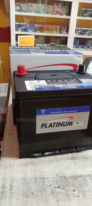 15 Plates Platinum Car Battery + Free Delivery