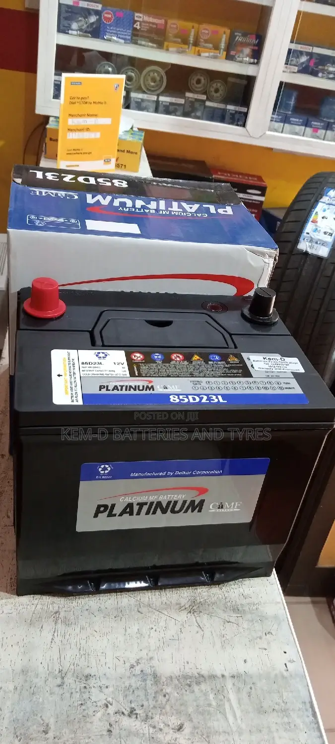15 Plates Platinum Car Battery + Free Delivery