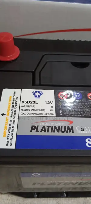 15 Plates Platinum Car Battery + Free Delivery