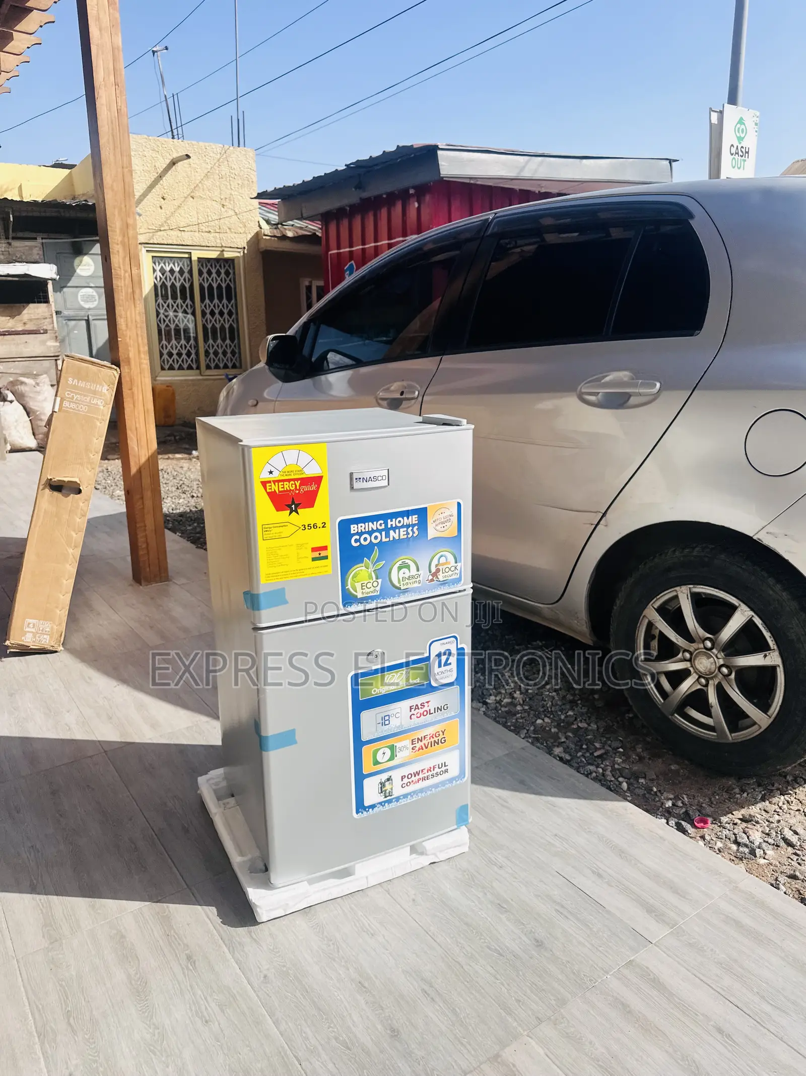 Manual Defrost Double Door Fridge Nas-120fl Nasco