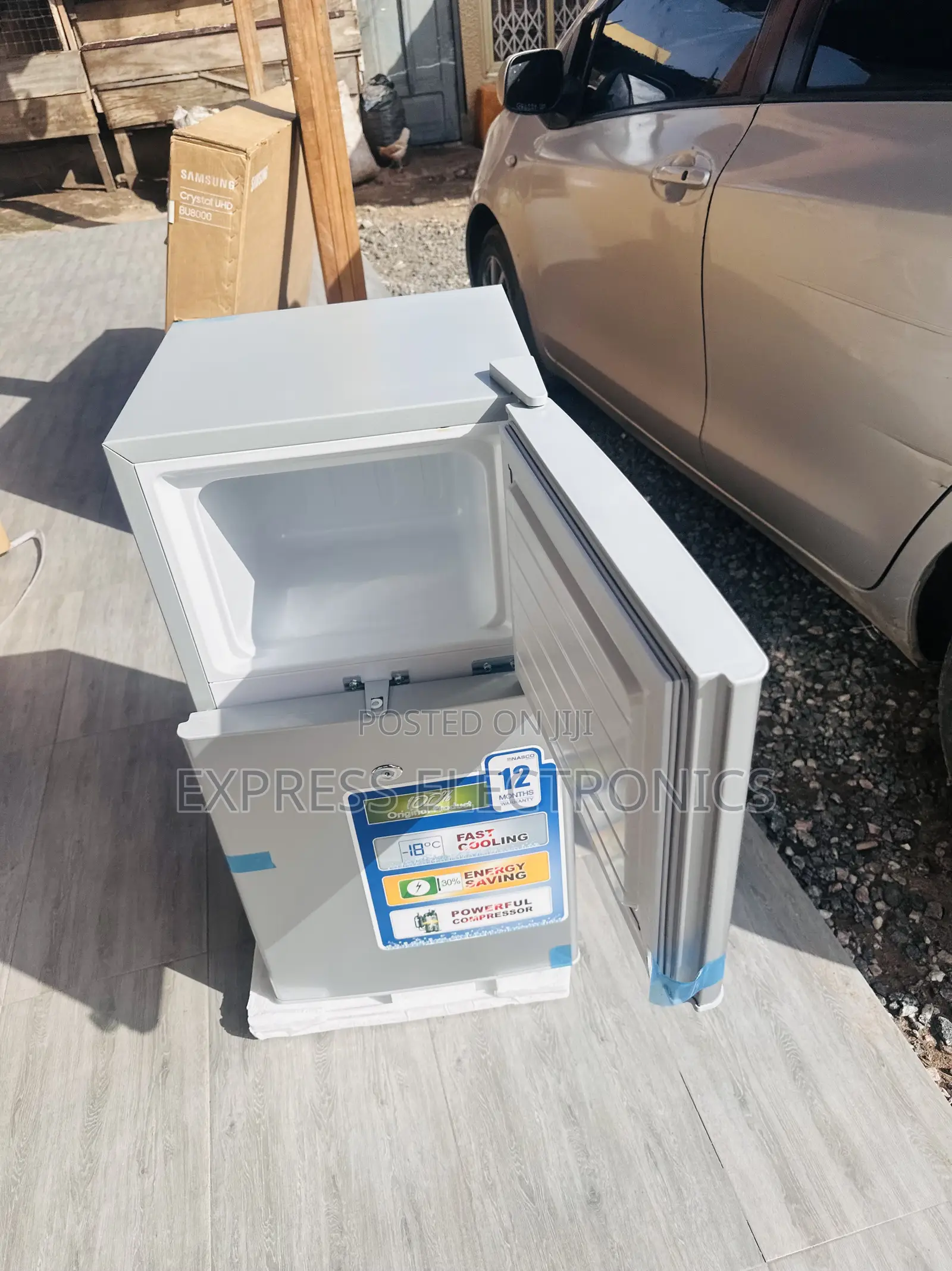 Nasco Double Door Table Top Fridge Nas-20fl