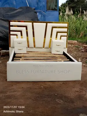 Double Bed Frame With Side Drawers