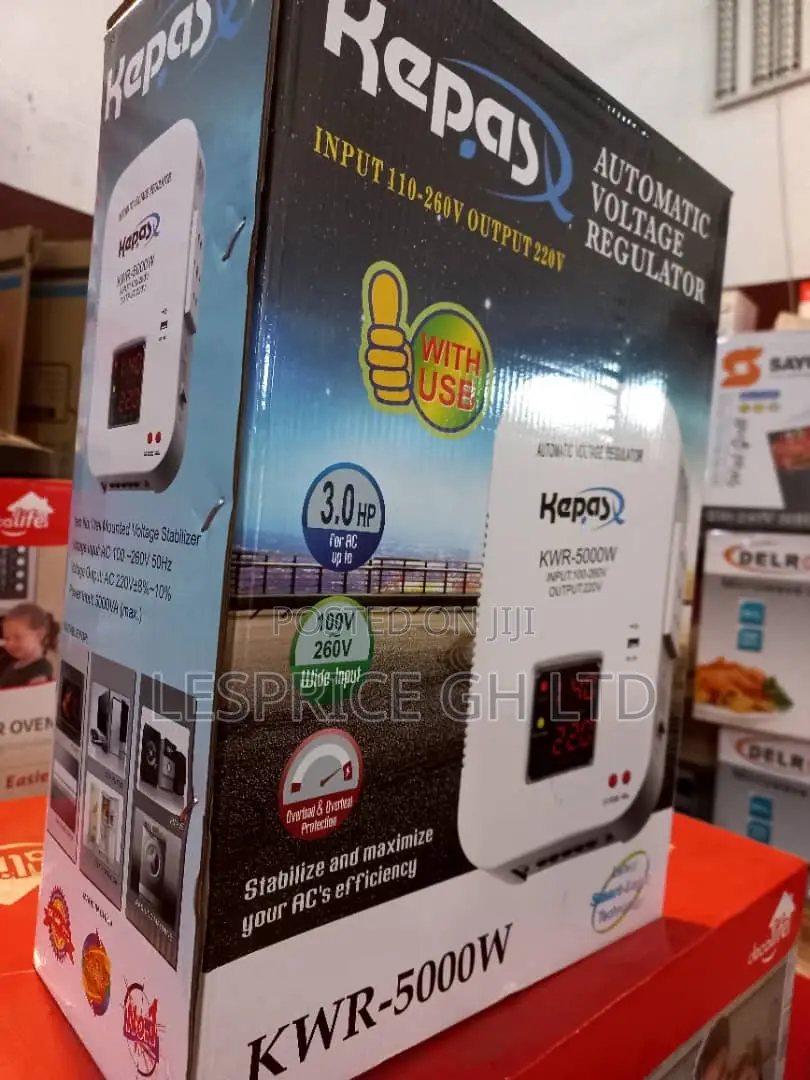 Enjoy With Less Price Kepas 5000VA Stabilizer
