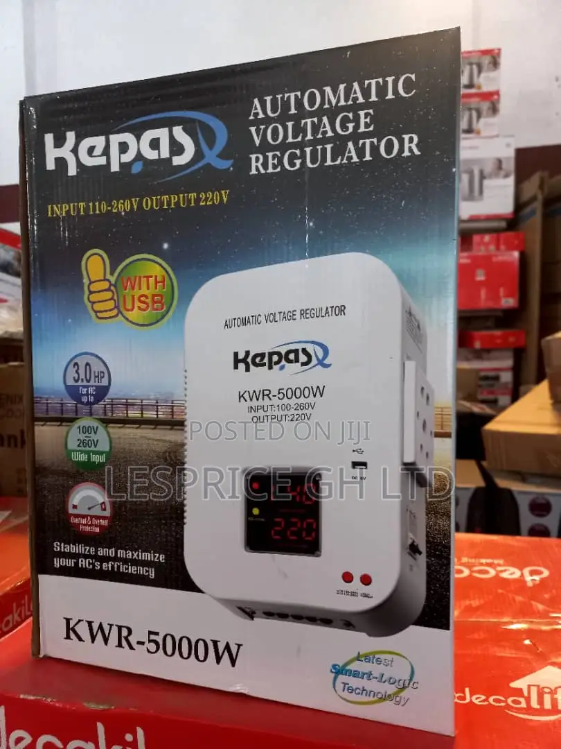 New in Box~Kepas 5000VA Stabilizer