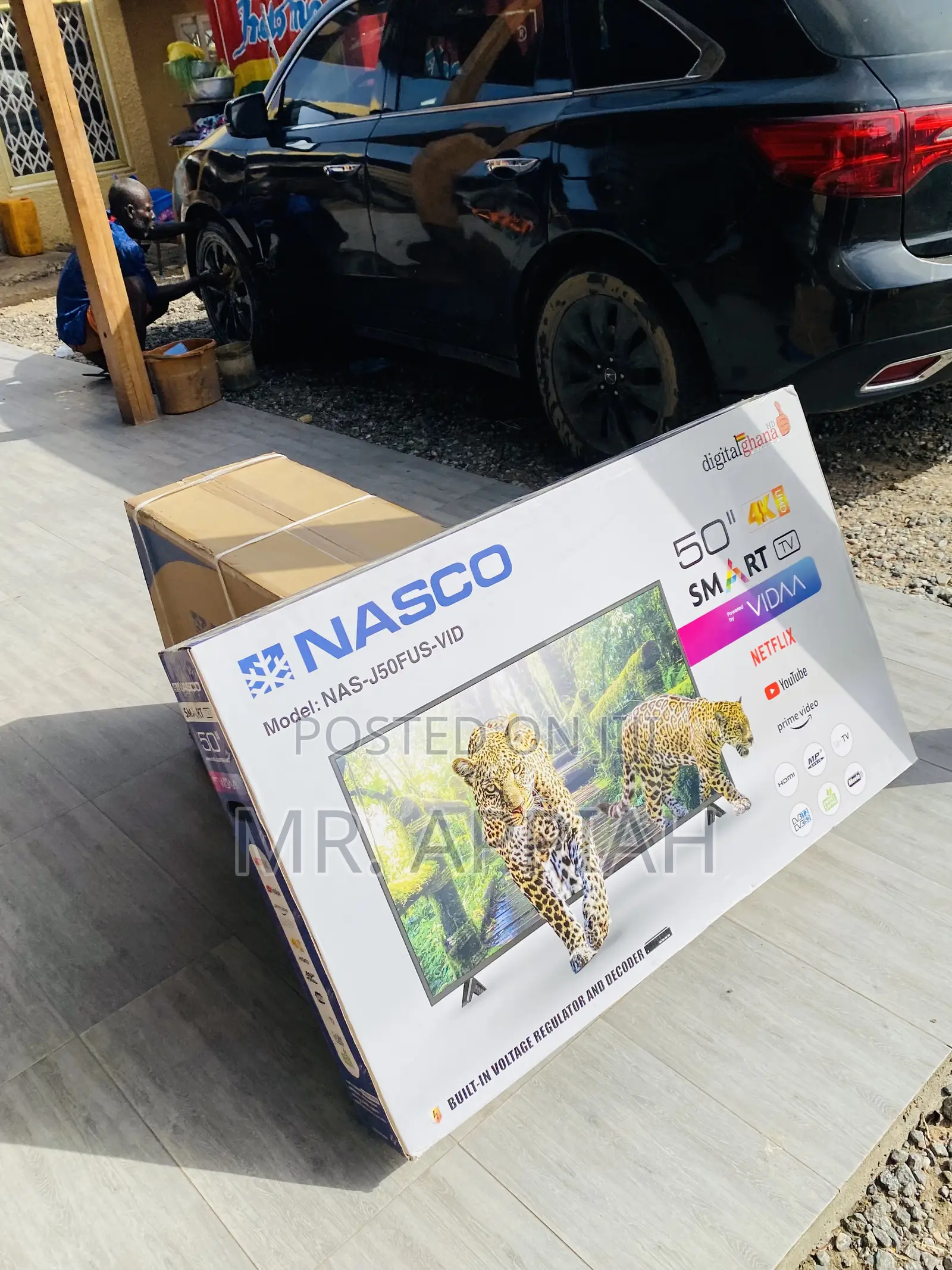 Quality Nasco 50 Inch Digital Satellite Smart Television.