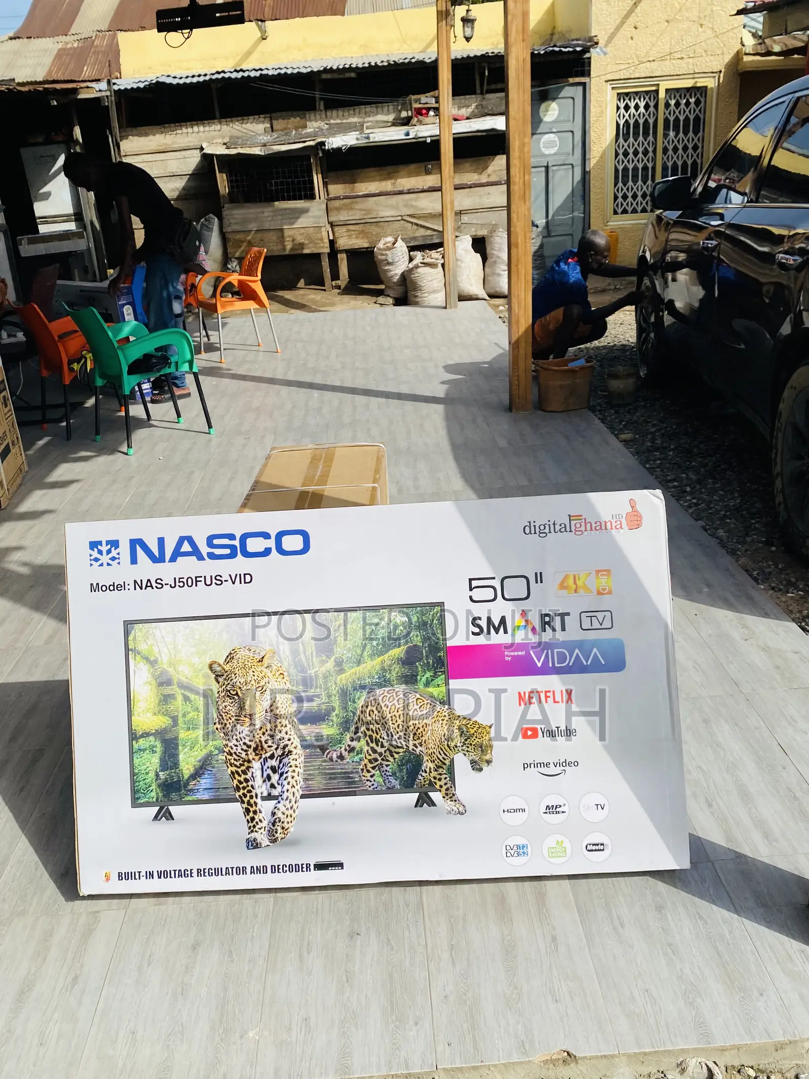 Brand New Nasco 50” Led Uhd/ Smart Satellite Television