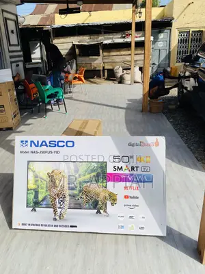 Quality Nasco 50 Inch Uhd/ Smart Satellite Tv(Black).