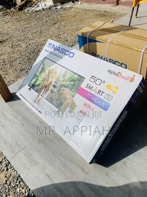 Quality Nasco 50 Inch Uhd/ Smart Satellite Tv(Black).