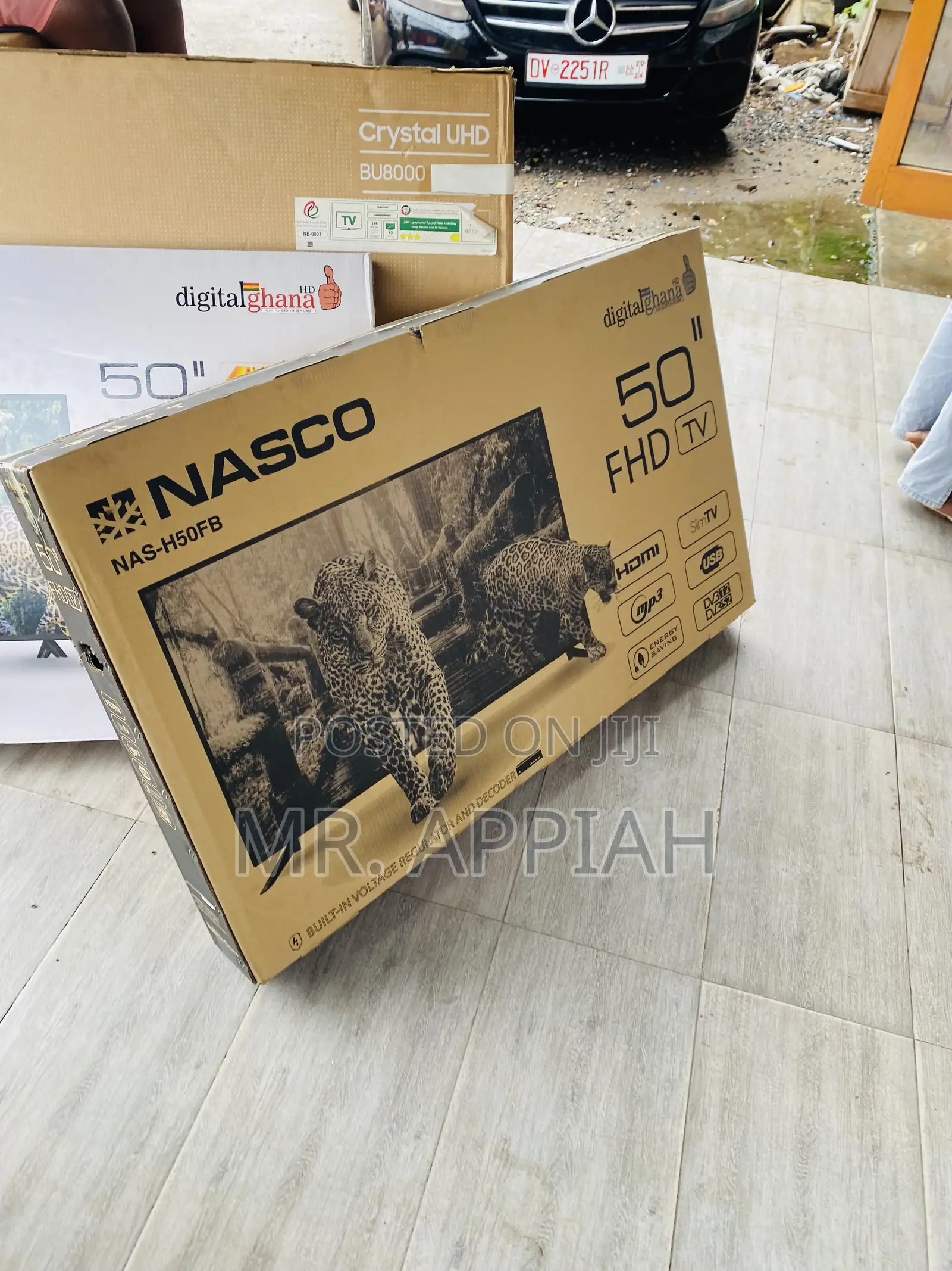 Affordable Nasco 50 Inch Led Digital Satellite Television.