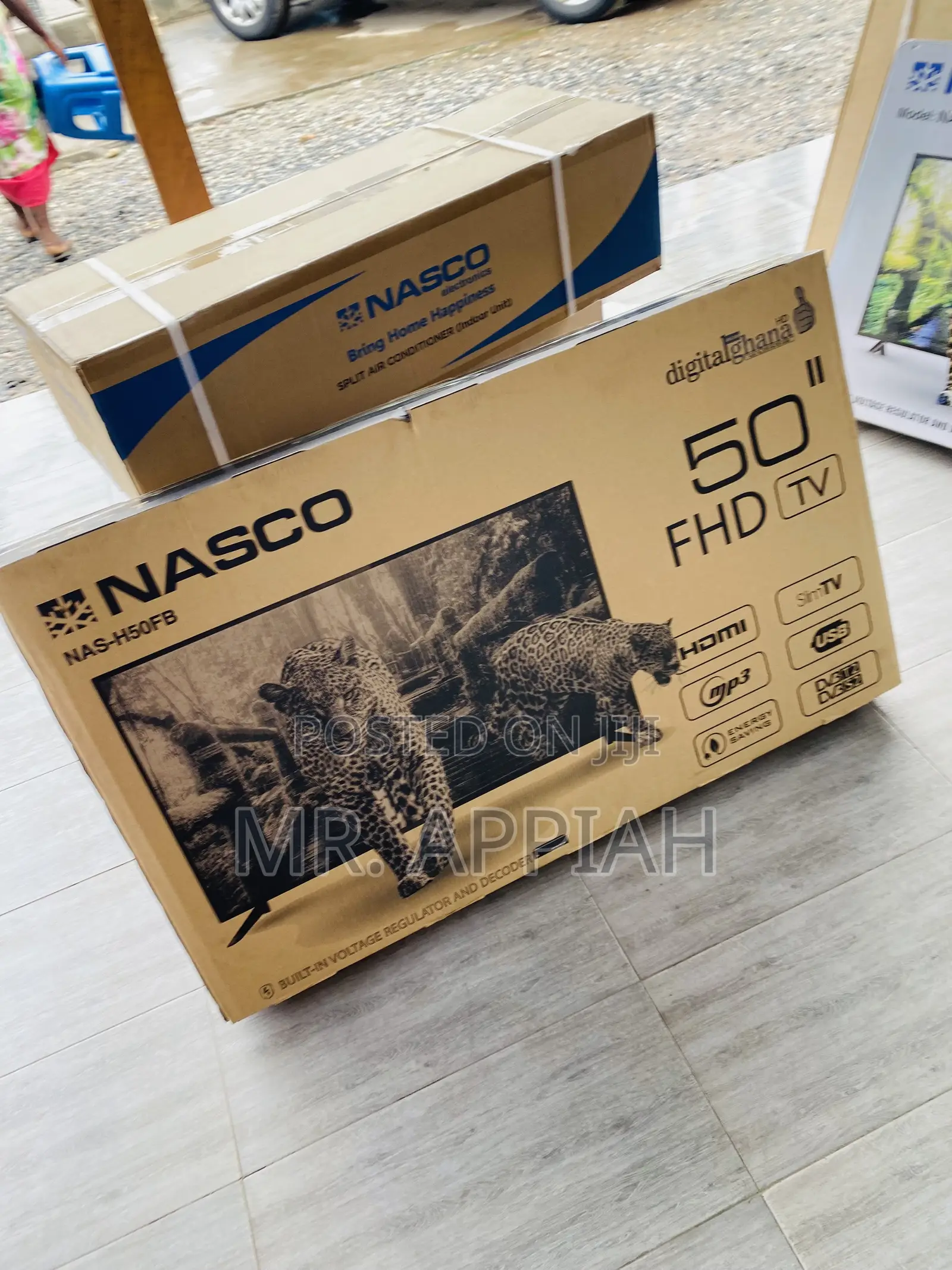 Affordable Nasco 50 Inch Led Digital Satellite Television.